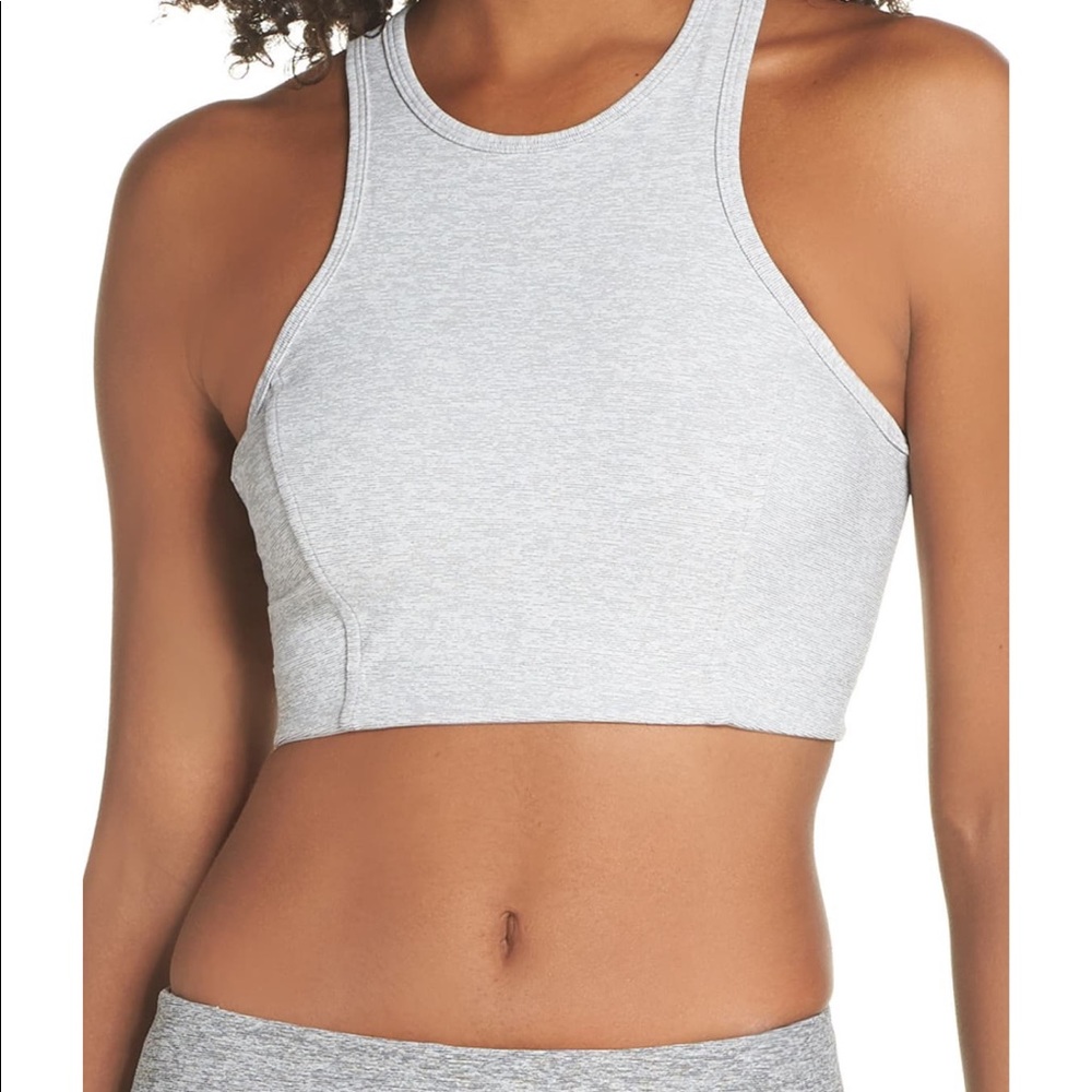 Outdoor voices heathered grey Athena top M